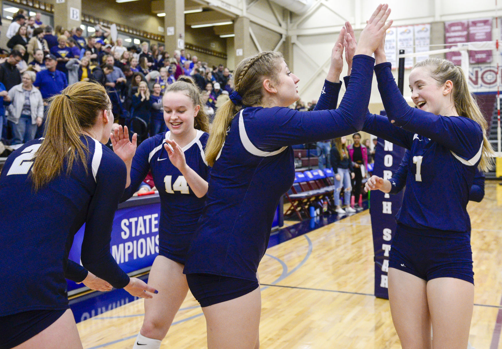 State volleyball, Lincoln Lutheran vs. Chadron, 11.07